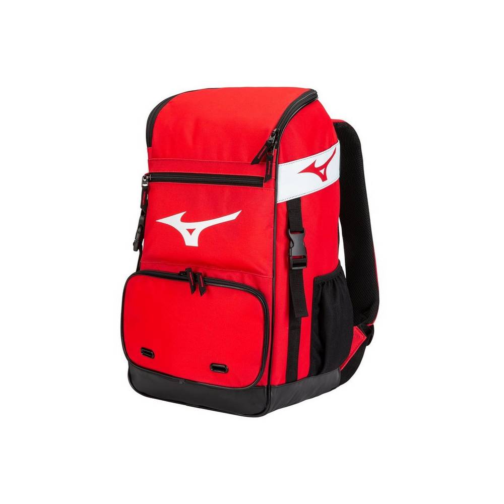 Mens Mizuno Organizer 21 Baseball Backpack Red Philippines (EONFPW920)